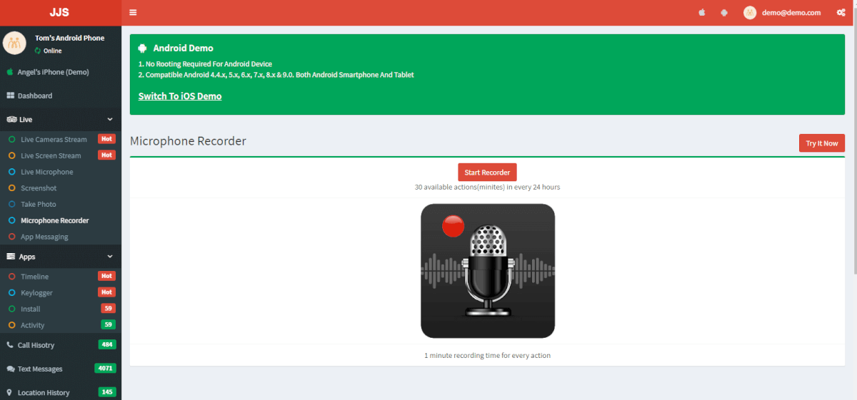 Android Microphone Recorder