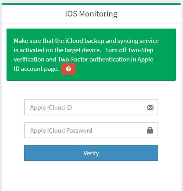 spia dell'account iCloud