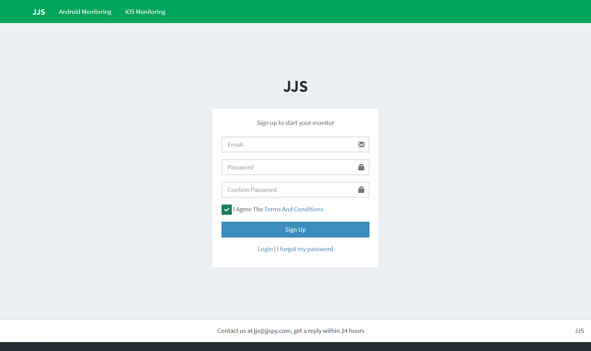 Connexion au compte JJSPY